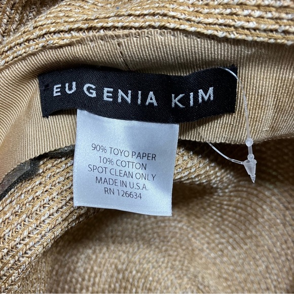 Eugenia Kim Straw Hat with Sequin Ribbon - Picture 5 of 6
